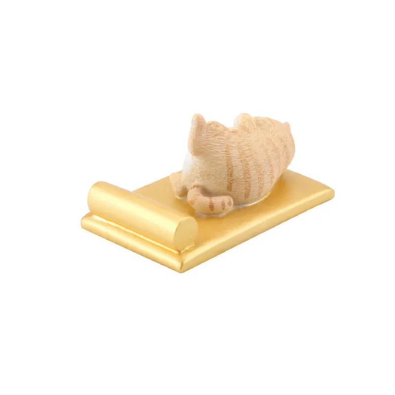 Forbidden City Royal Cat Sleeping in Imperial Bed Smartphone Stand