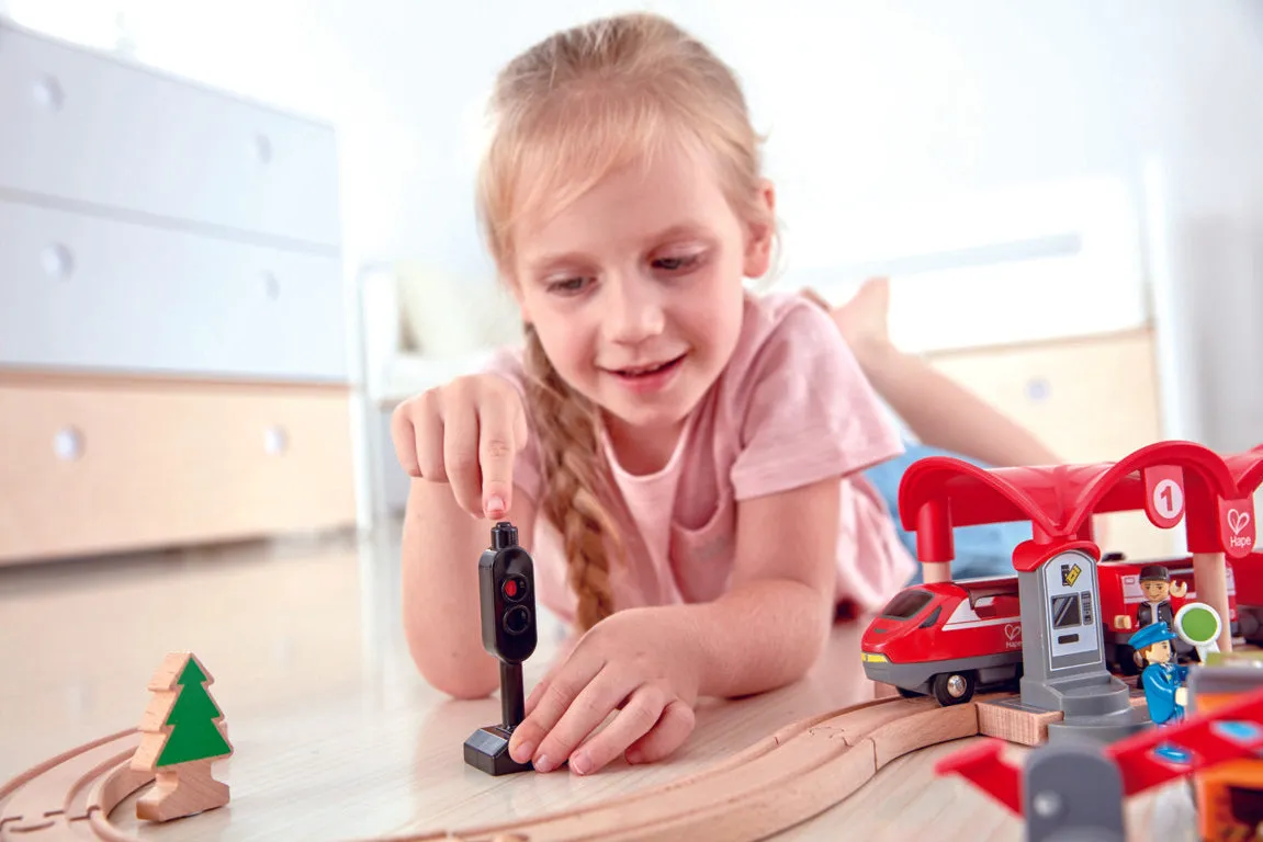 Hape Busy City Rail Set