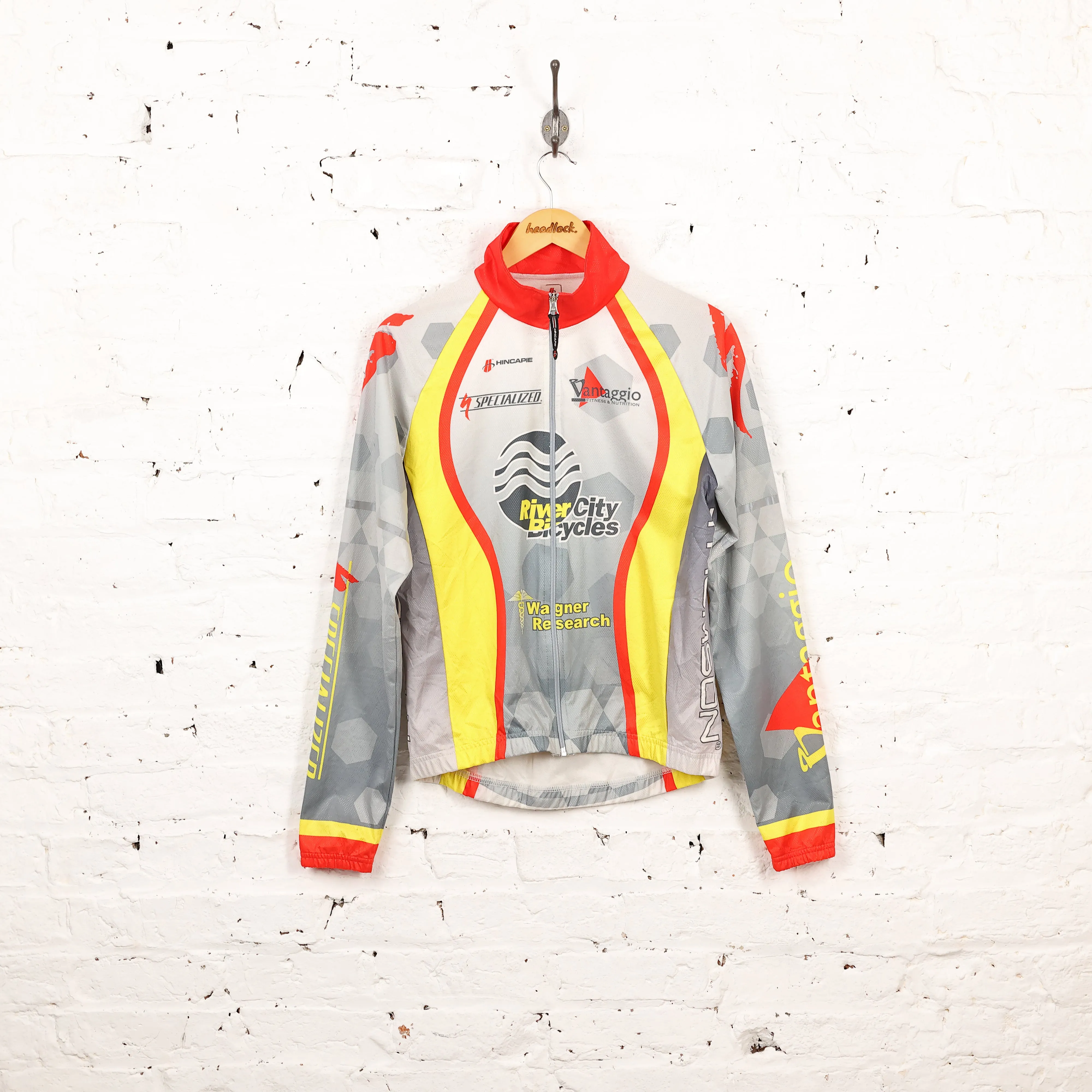 Hincapie River City Bicycles Long Sleeve Cycling Top Jersey - Grey - XS