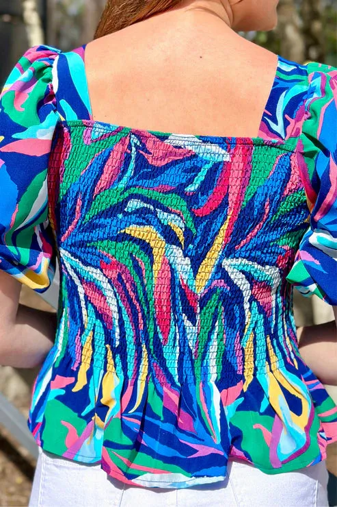Hit The City Peplum Top