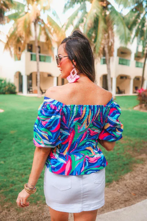 Hit The City Peplum Top