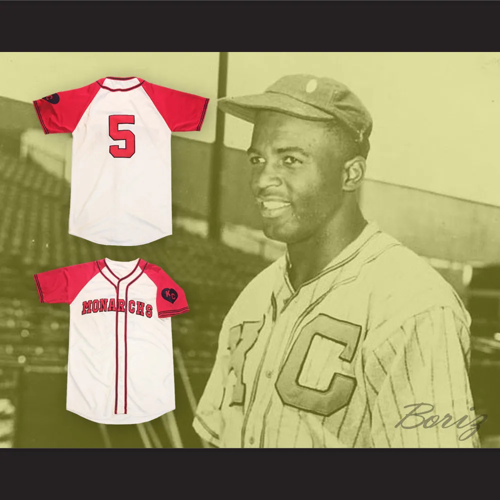 Jackie Robinson 5 Kansas City Monarchs Baseball Jersey