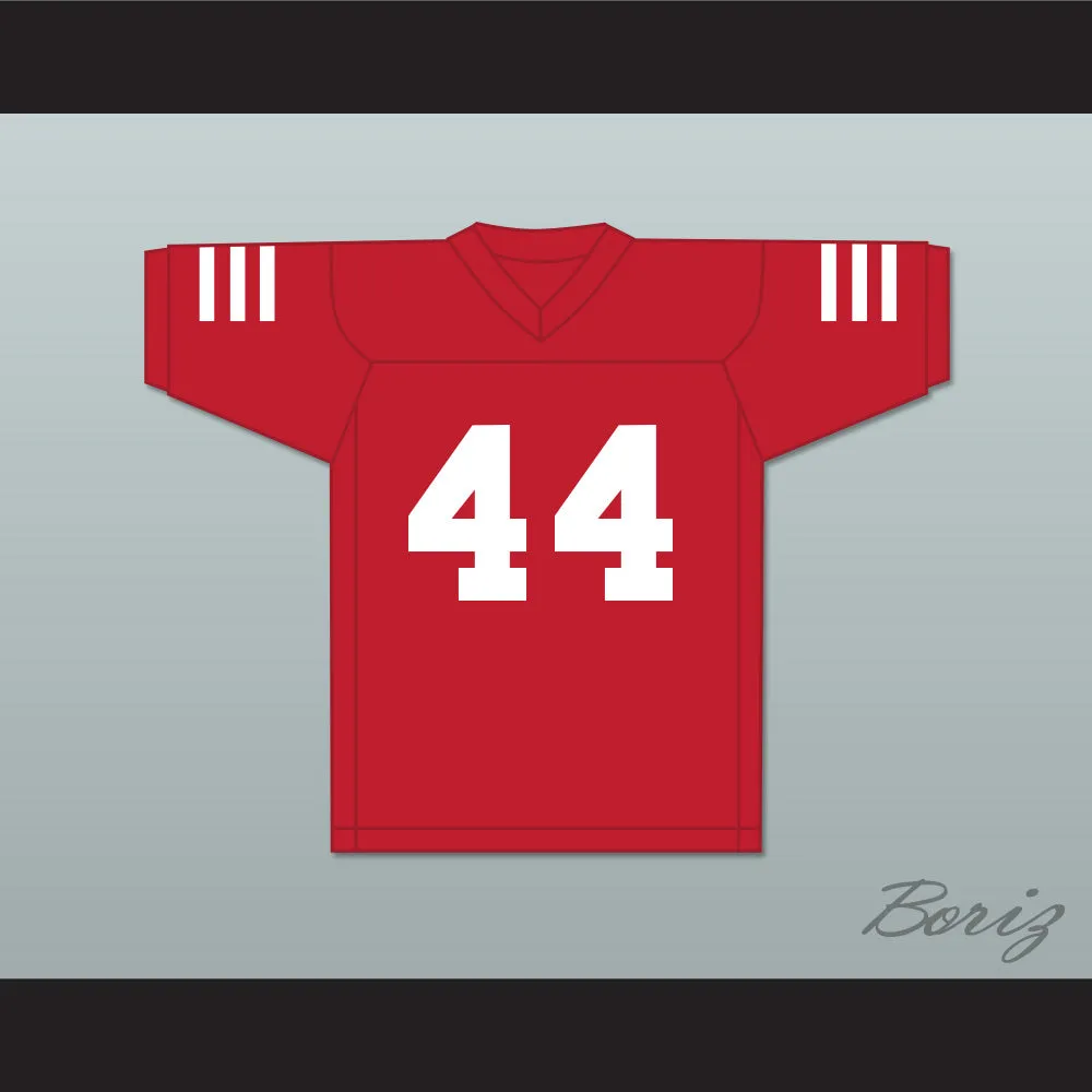 Julian Edelman 44 Redwood City 49ers Red Football Jersey