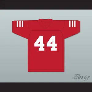 Julian Edelman 44 Redwood City 49ers Red Football Jersey