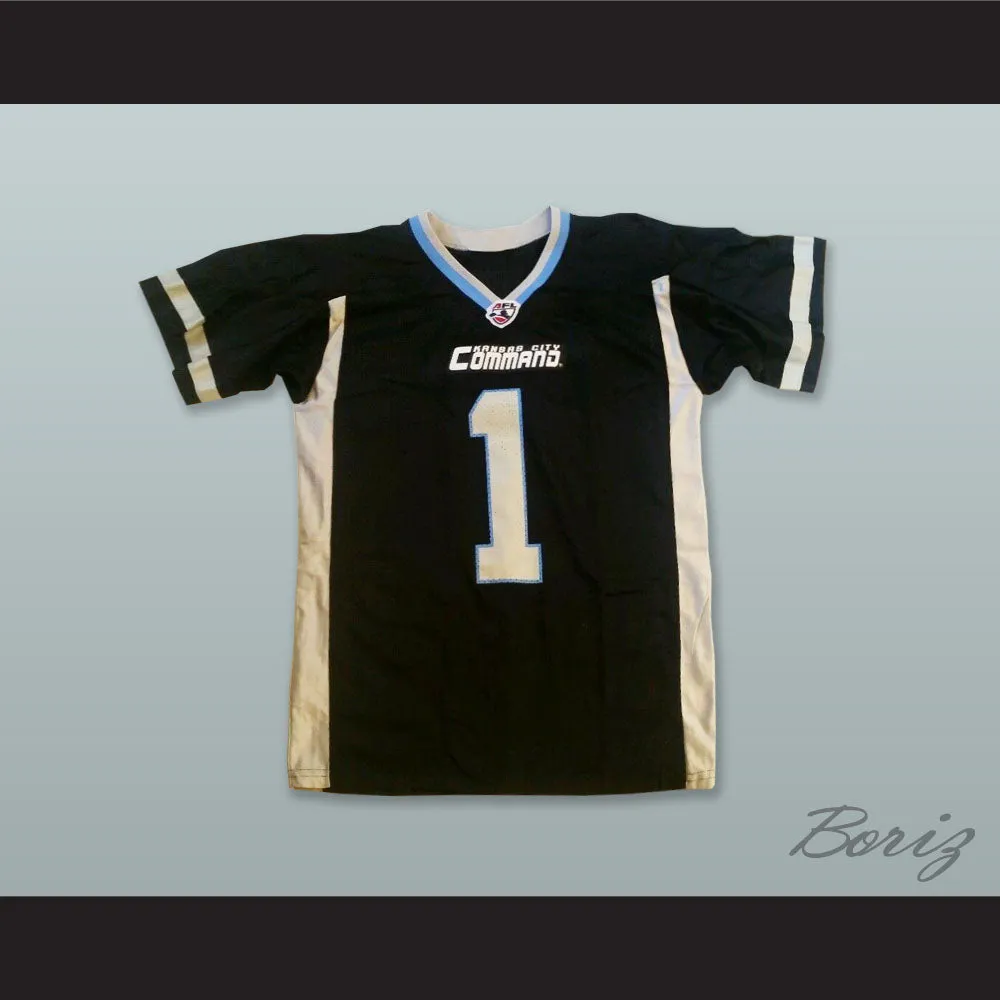 Kansas City Command 1 Black Football Jersey
