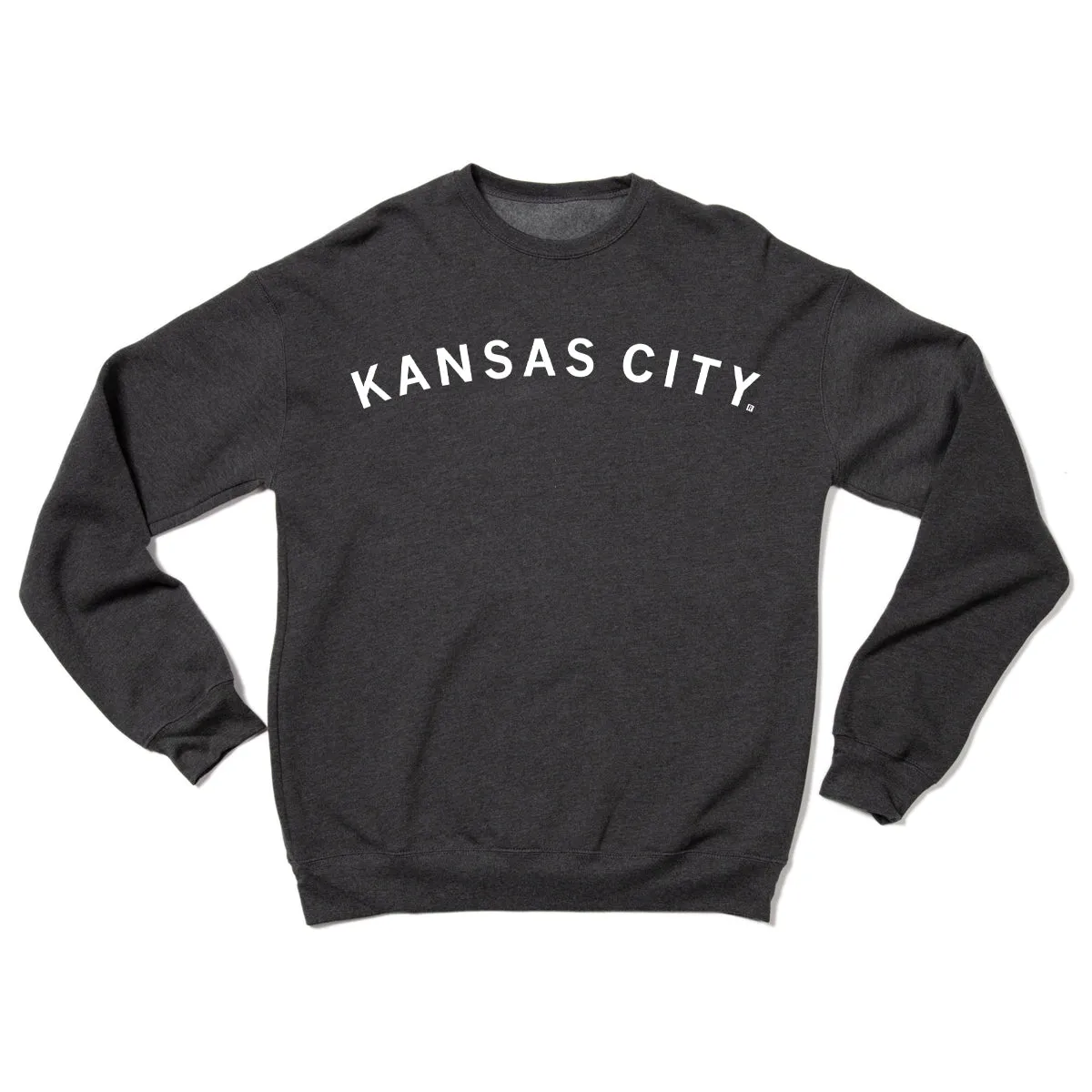 Kansas City Curved Logo Crew Sweatshirt