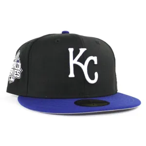Kansas City Royals 2015 World Series New Era 59Fifty Fitted Hat (Gray Under Brim)