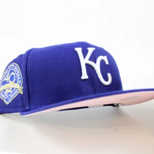 Kansas City Royals 40th Anniversary New Era 59Fifty Fitted Hat (Pink Under Brim)