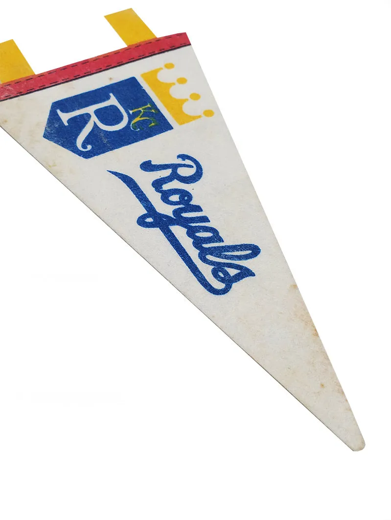Kansas City Royals Vintage MLB Mini Pennant 9"x4” Felt Banner Flag
