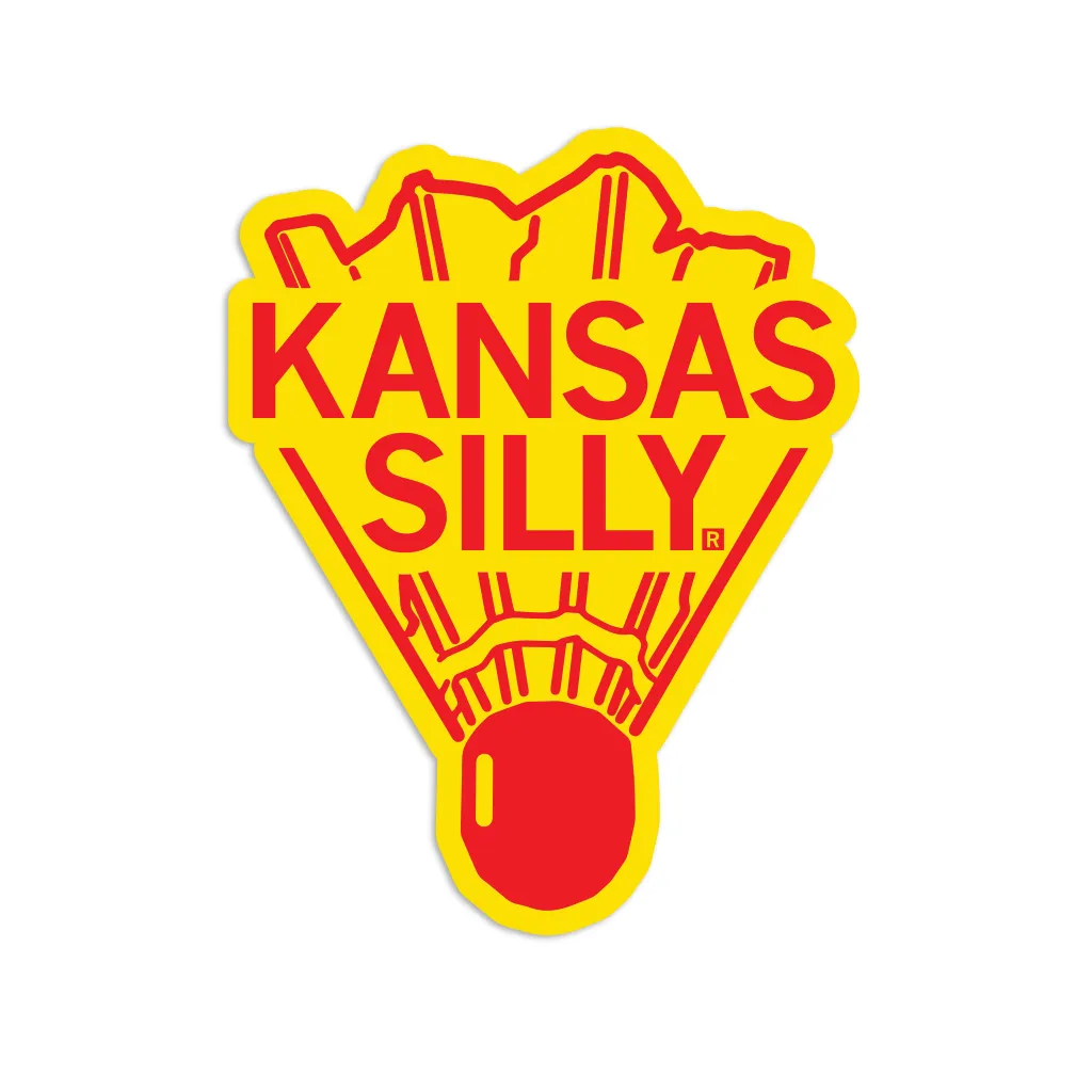 Kansas Silly Die-Cut Sticker