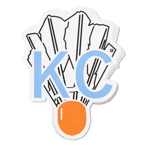 KC Shuttlecock Die-Cut Sticker