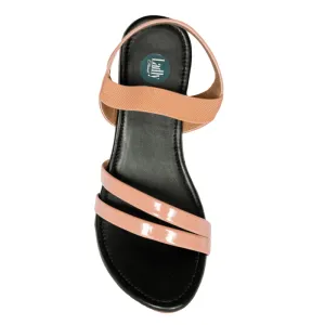 Ladly womens PINK Colour fancy Indian sandal