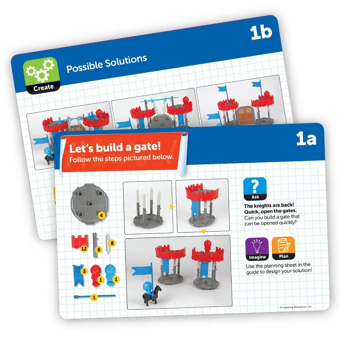 Learning Resources Engineering & Design Castle Building Set