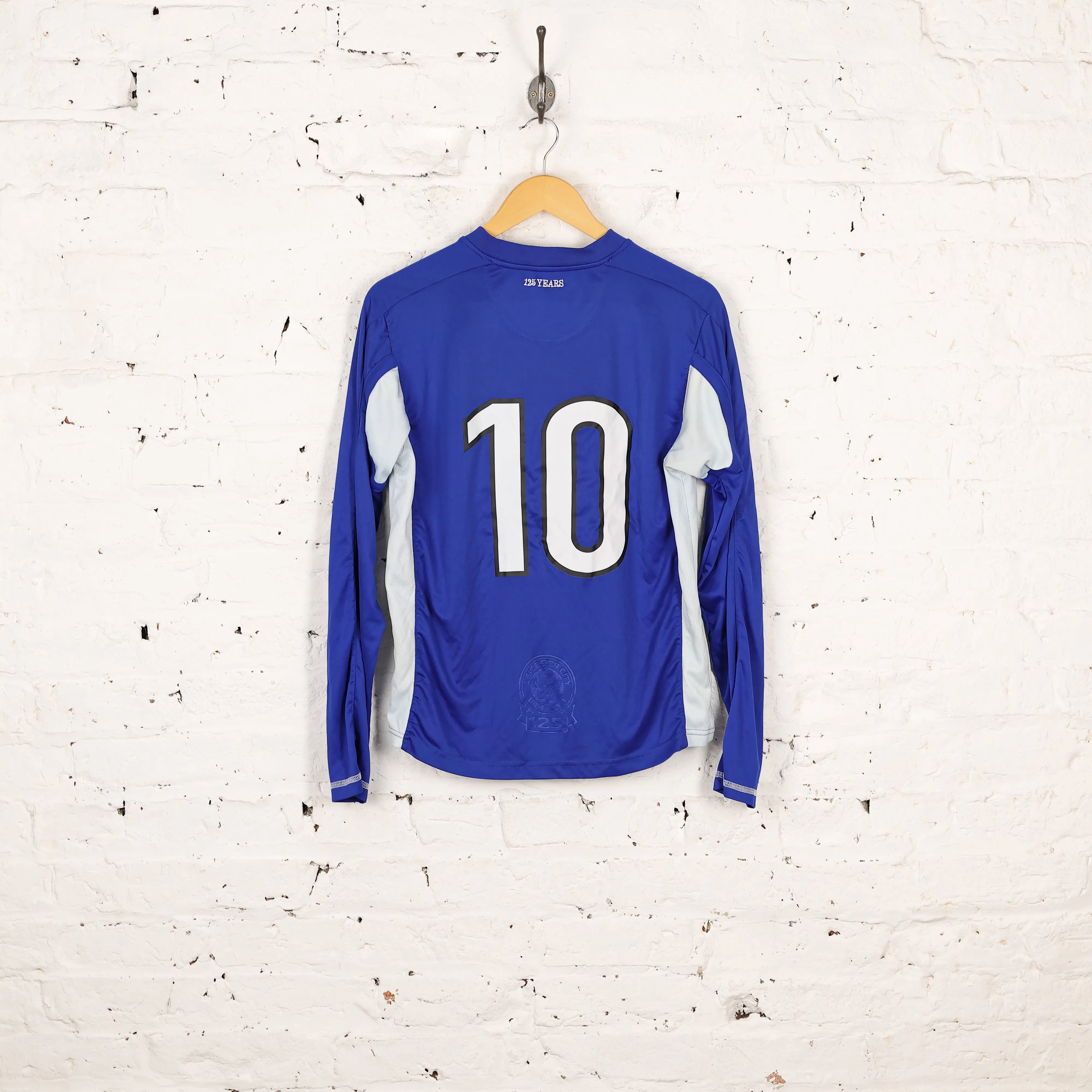 Leicester City 2009 Long Sleeve Home Football Shirt - Blue - S