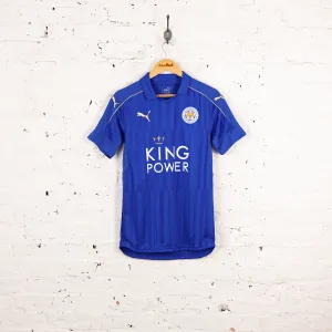 Leicester City 2016 Home Football Shirt - Blue - S