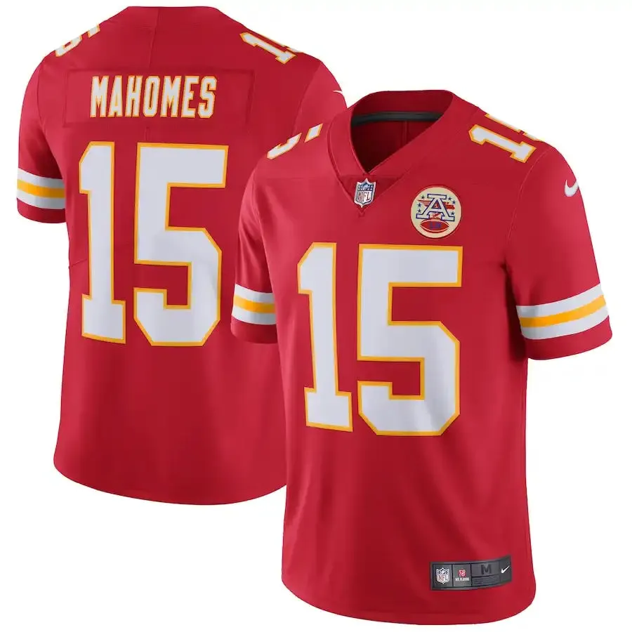 Limited Red Patrick Mahomes #15 Jersey