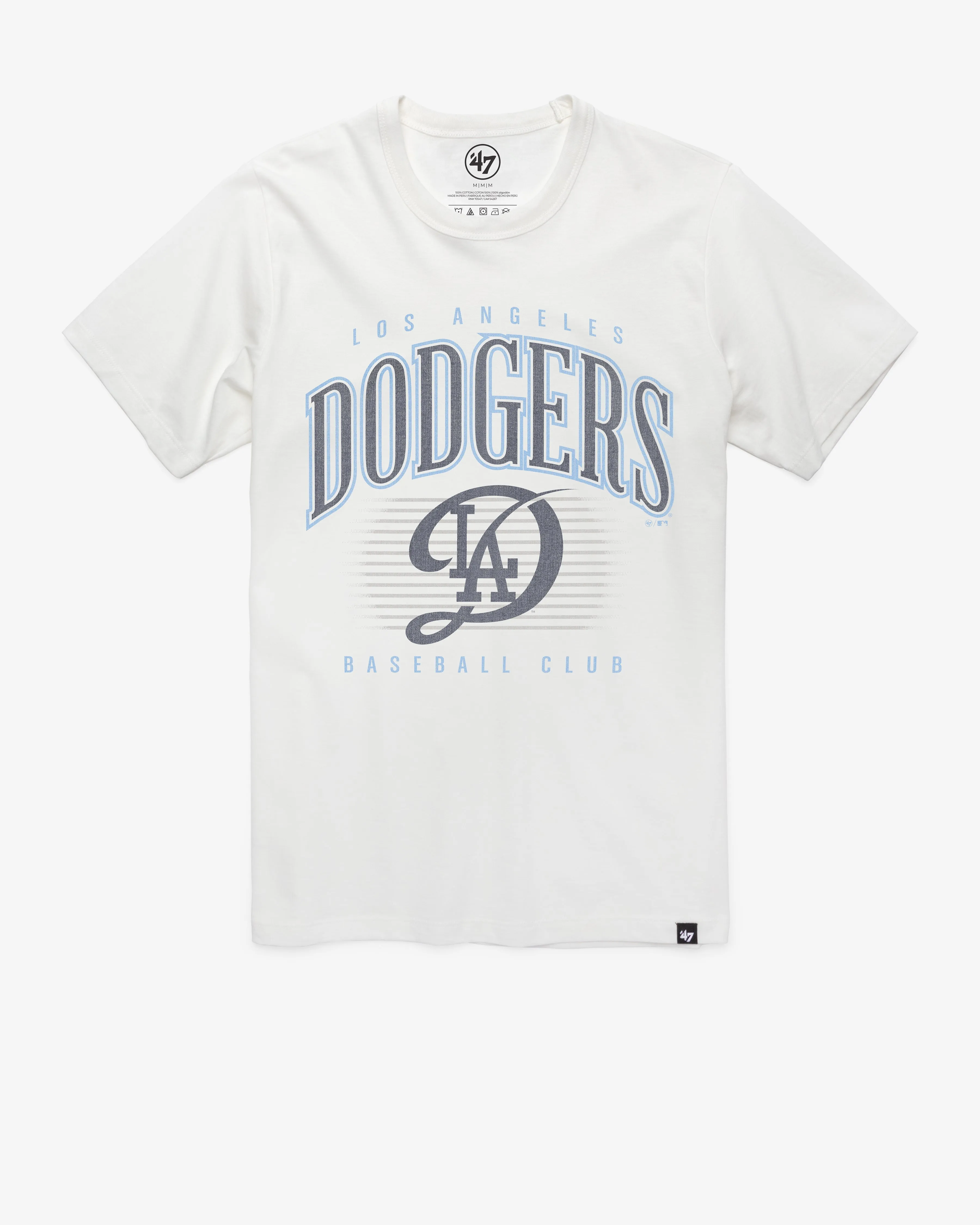 LOS ANGELES DODGERS CITY CONNECT DOUBLE HEADER '47 FRANKLIN TEE