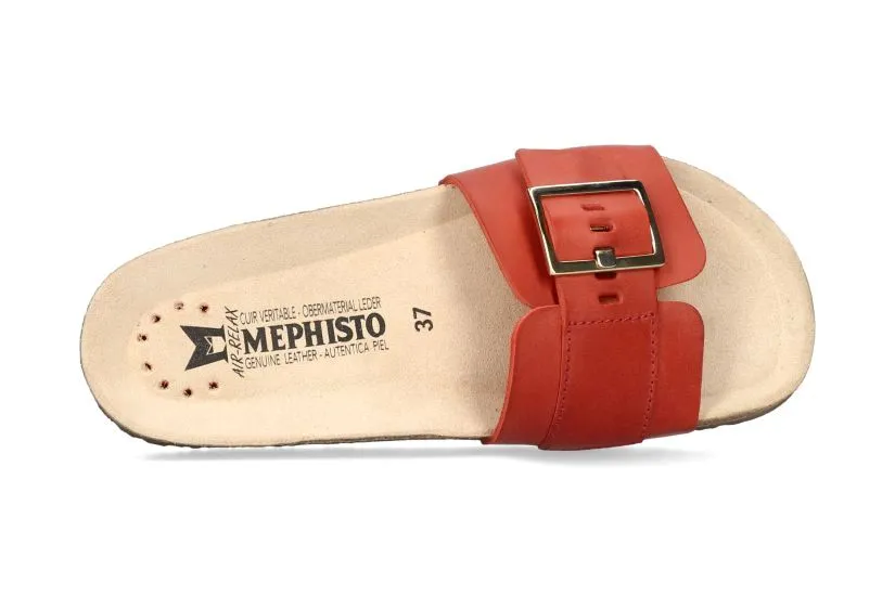 'Mabel' women's slide sandal - red