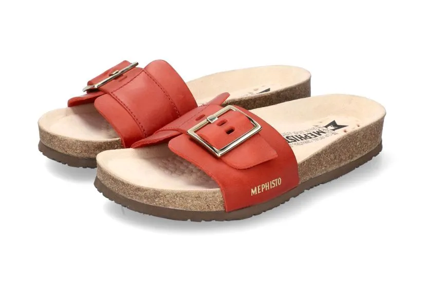 'Mabel' women's slide sandal - red