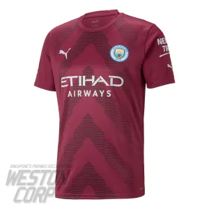 Manchester City Adult 2022-23 Goalkeeper Jersey (Grape Wine)