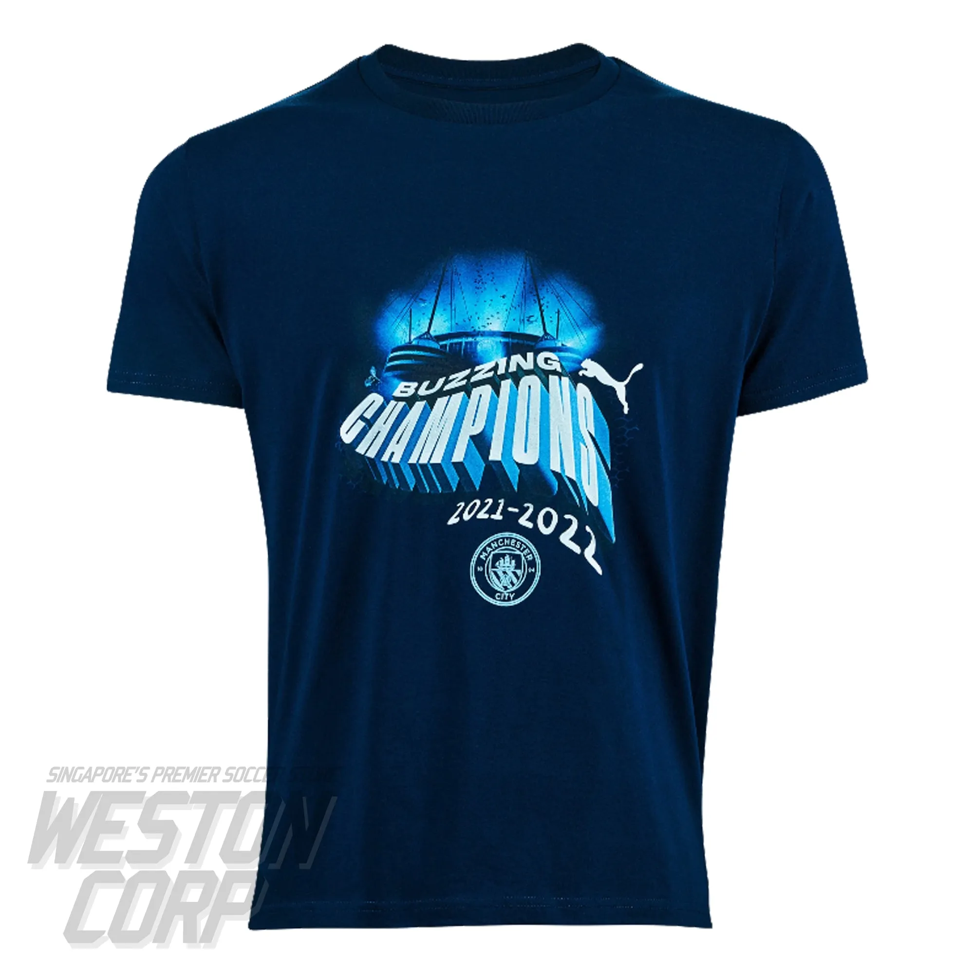 Manchester City Adult 2022-23 Winners Tee
