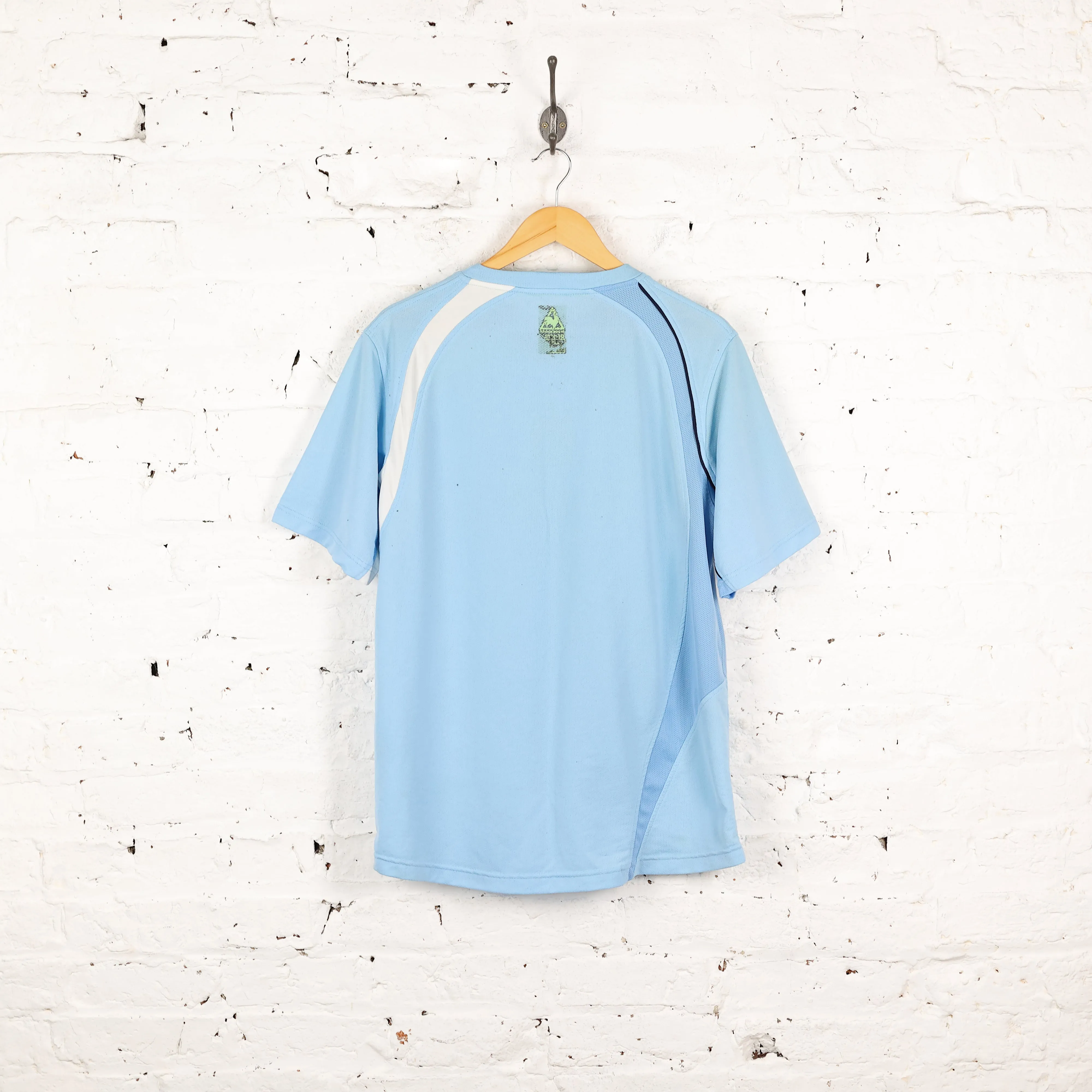 Manchester City Le Coq Sportif 2008 Home Football Shirt - Blue - L