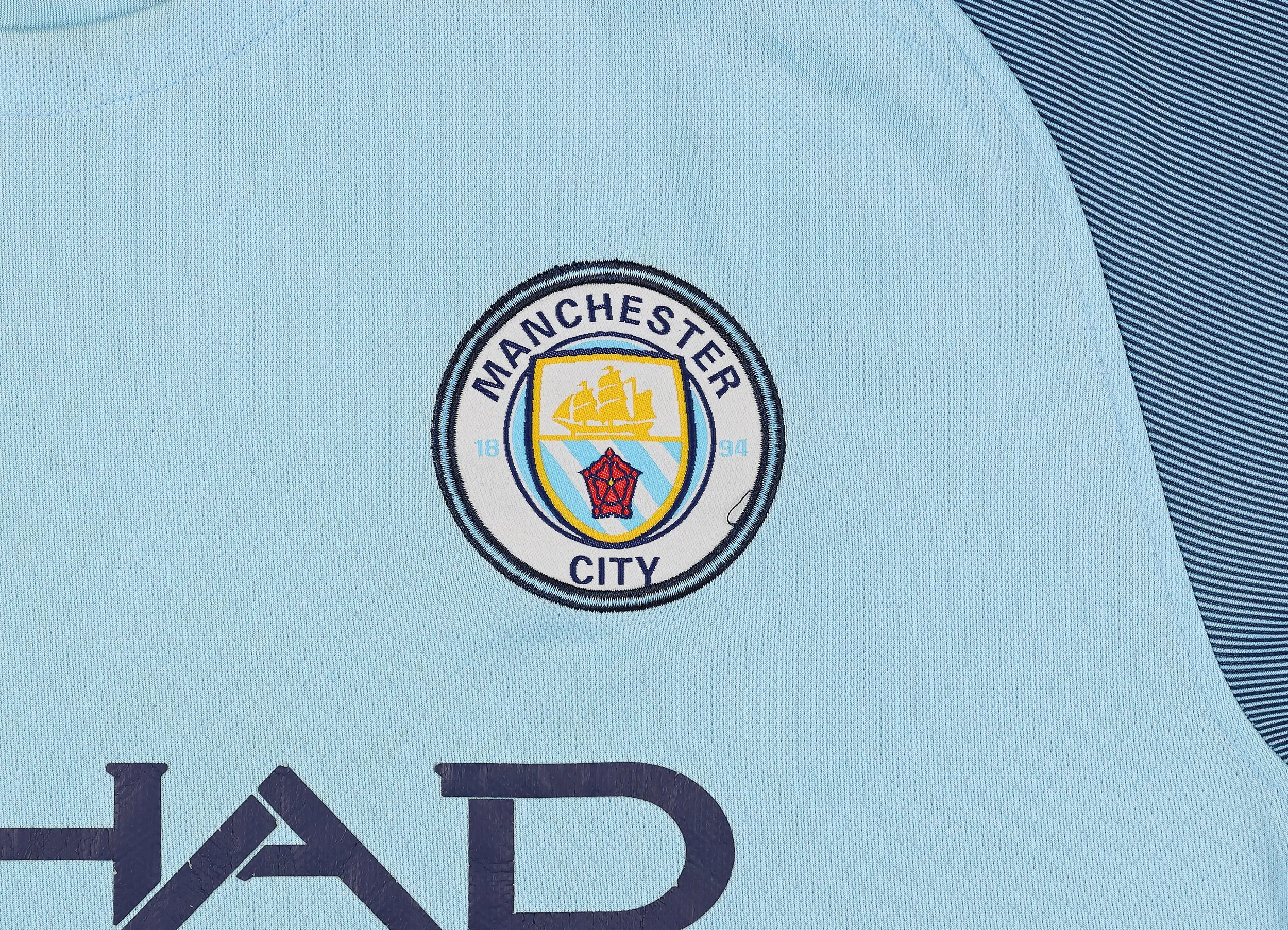 Manchester City Silva 2016 Nike Home Football Shirt - Blue - XL