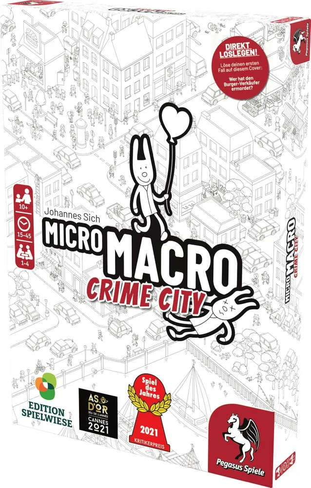 MicroMacro: Crime City - Brettspiel | Deutsch