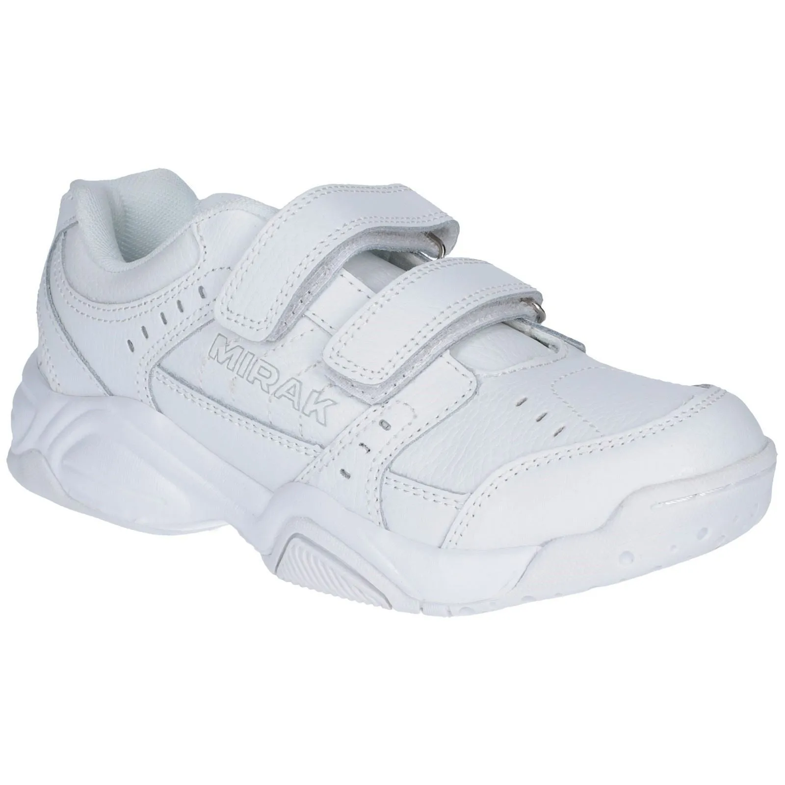 Mirak Boys Trainer - Contender Velcro in Black, 2-6.5