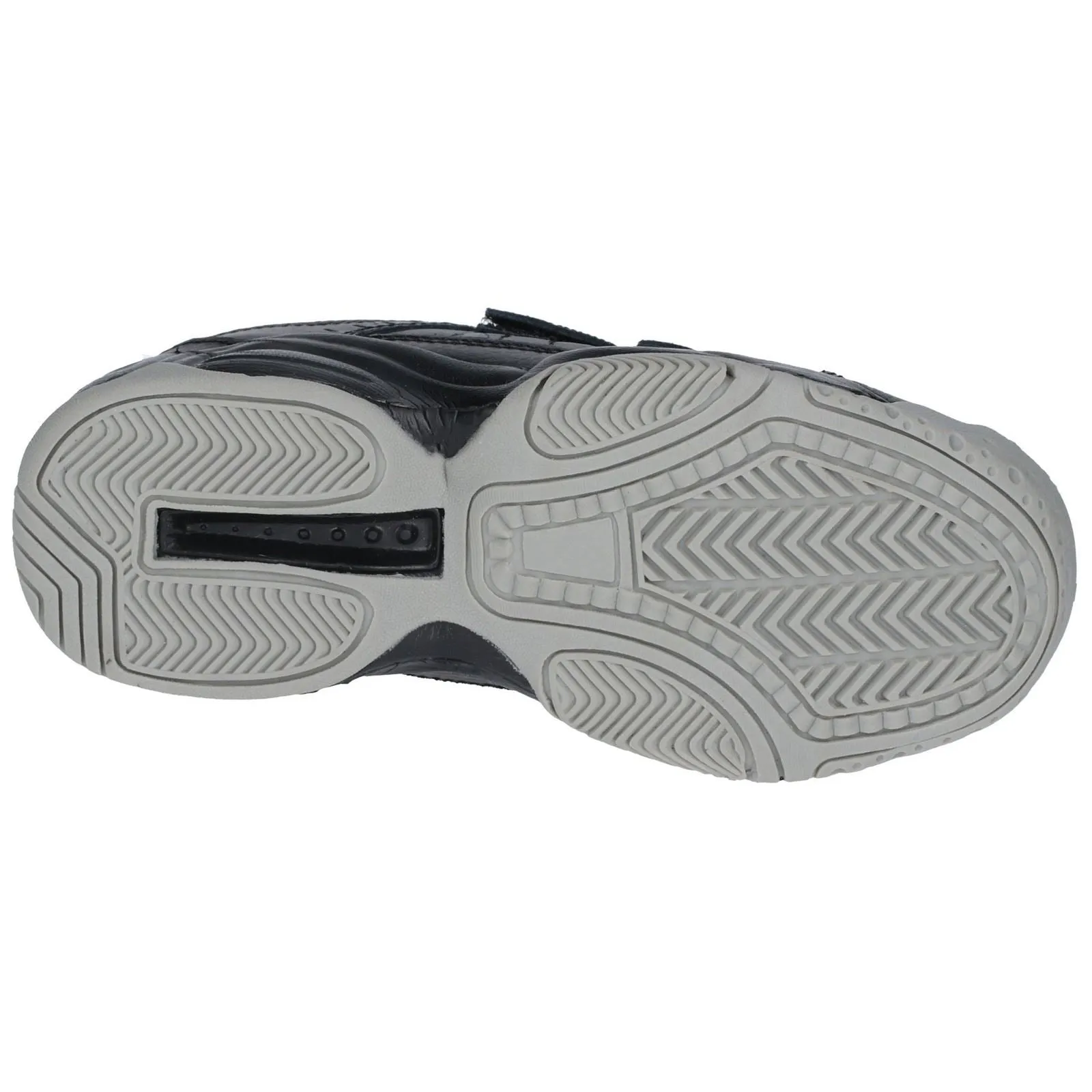 Mirak Boys Trainer - Contender Velcro in Black, 2-6.5