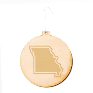 Missouri Outline Ornament