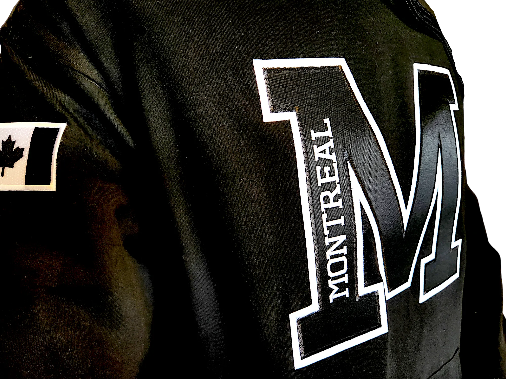 Montreal City Hoodie Black White