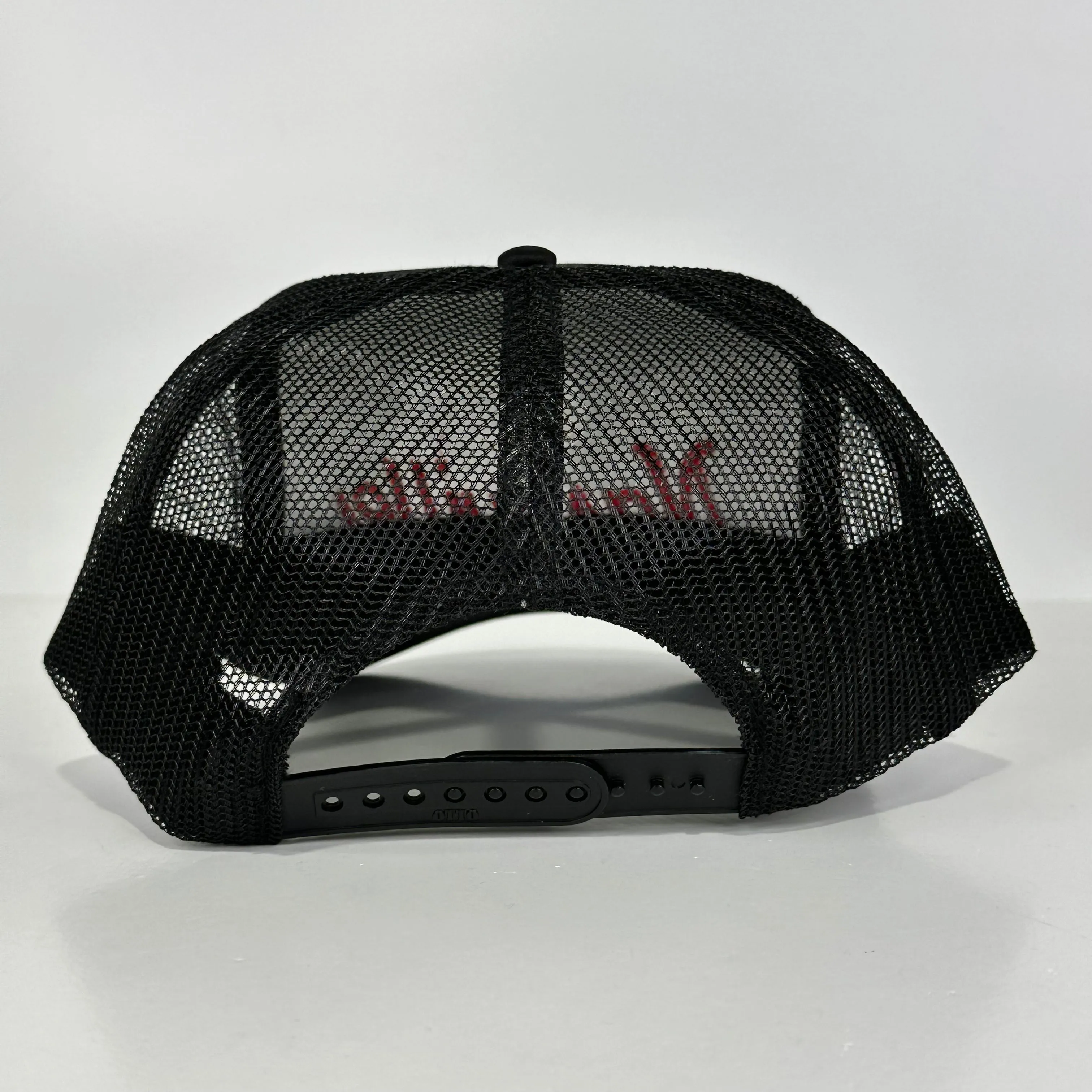 NASHVILLE COUNTY MUSIC Black Mesh Trucker SnapBack Hat Cap Custom Embroidery