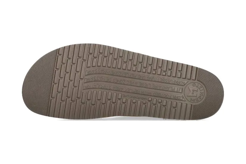 'Nerio' men's slide sandal - tobacco brown