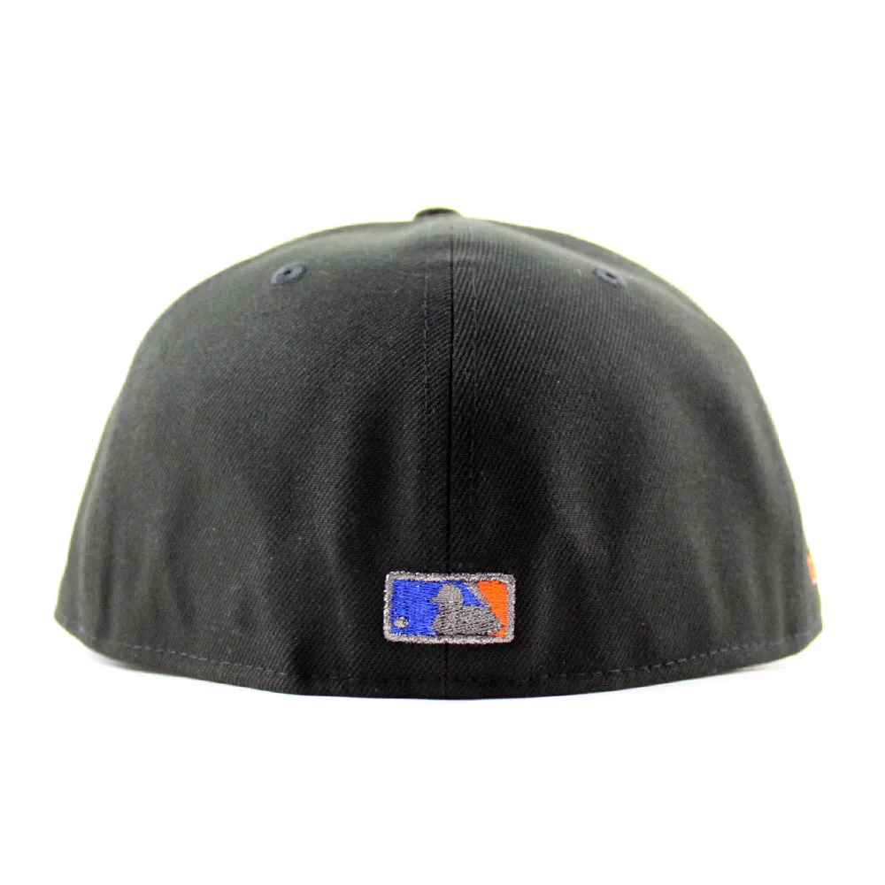 New York Mets The Worlds City Patch New Era 59Fifty Fitted Hat (Black Gray Under Brim)