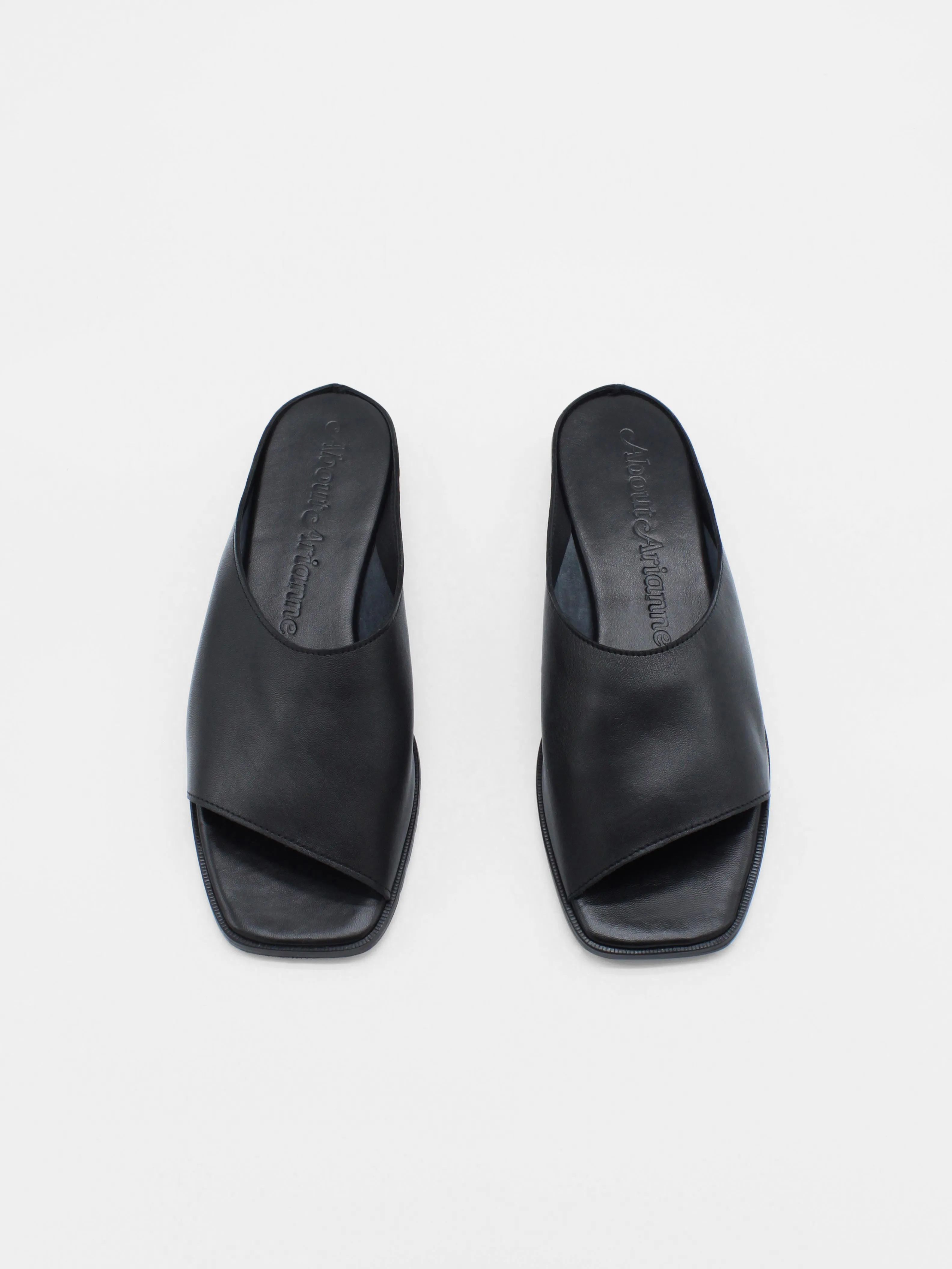ojih slipper in black