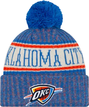 Oklahoma City Thunder Sport Knit Cuffed Knit Pom Toque
