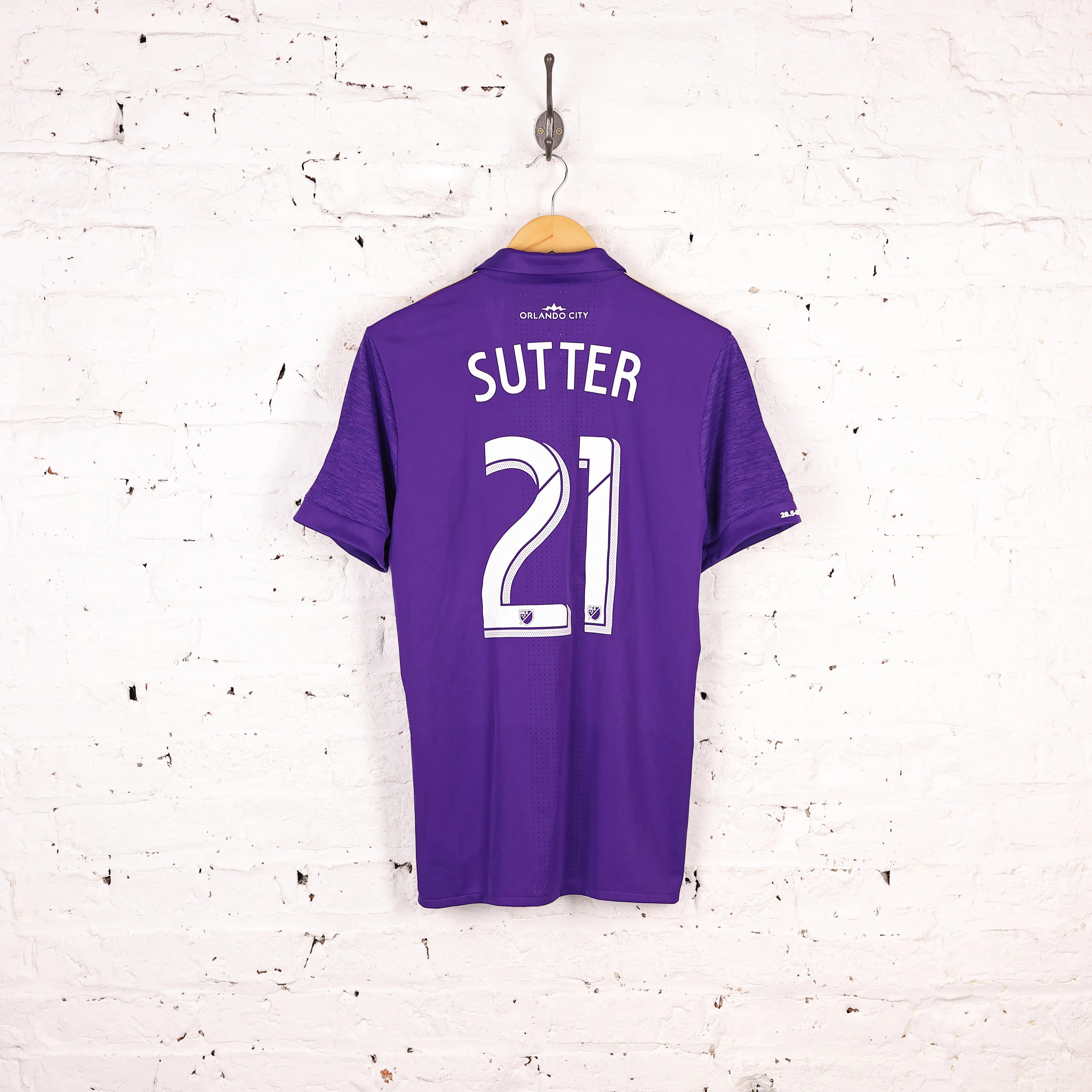 Orlando City Scott Sutter Adidas Home Football Shirt - Purple - M