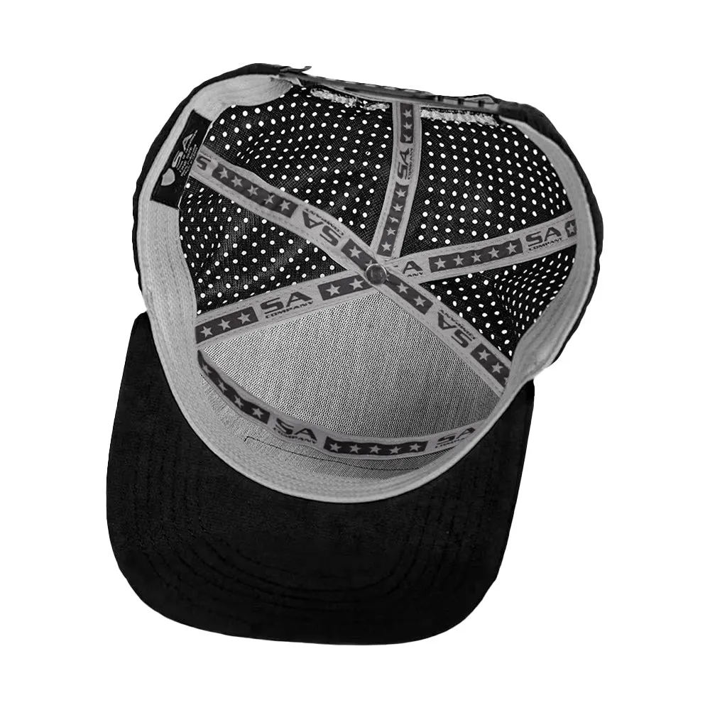 Performance Flat Bill Snapback | Midnight Skyline | Black PreOrder