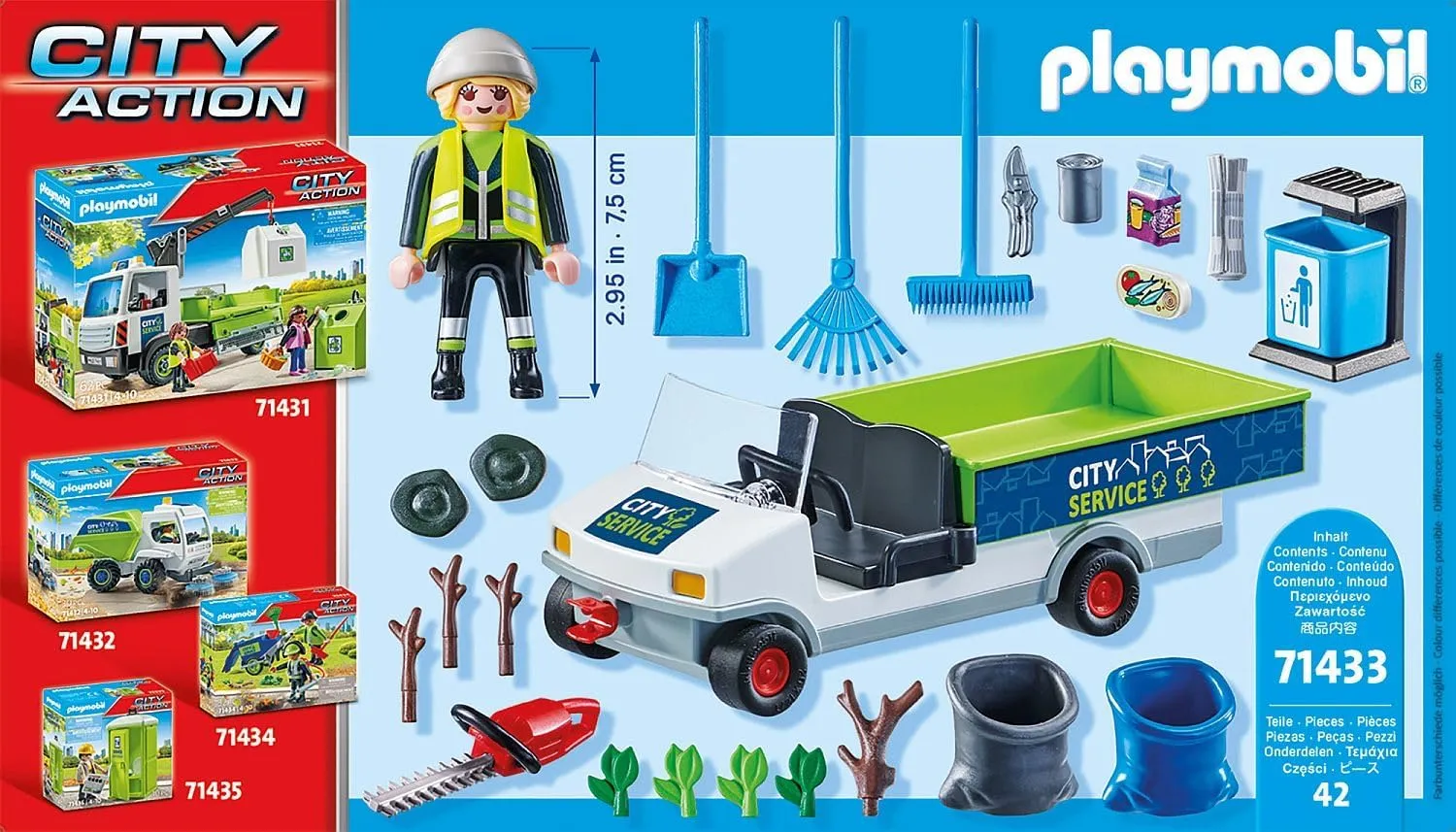 Playmobil Street Cleaner with e-Vehicle (71433)