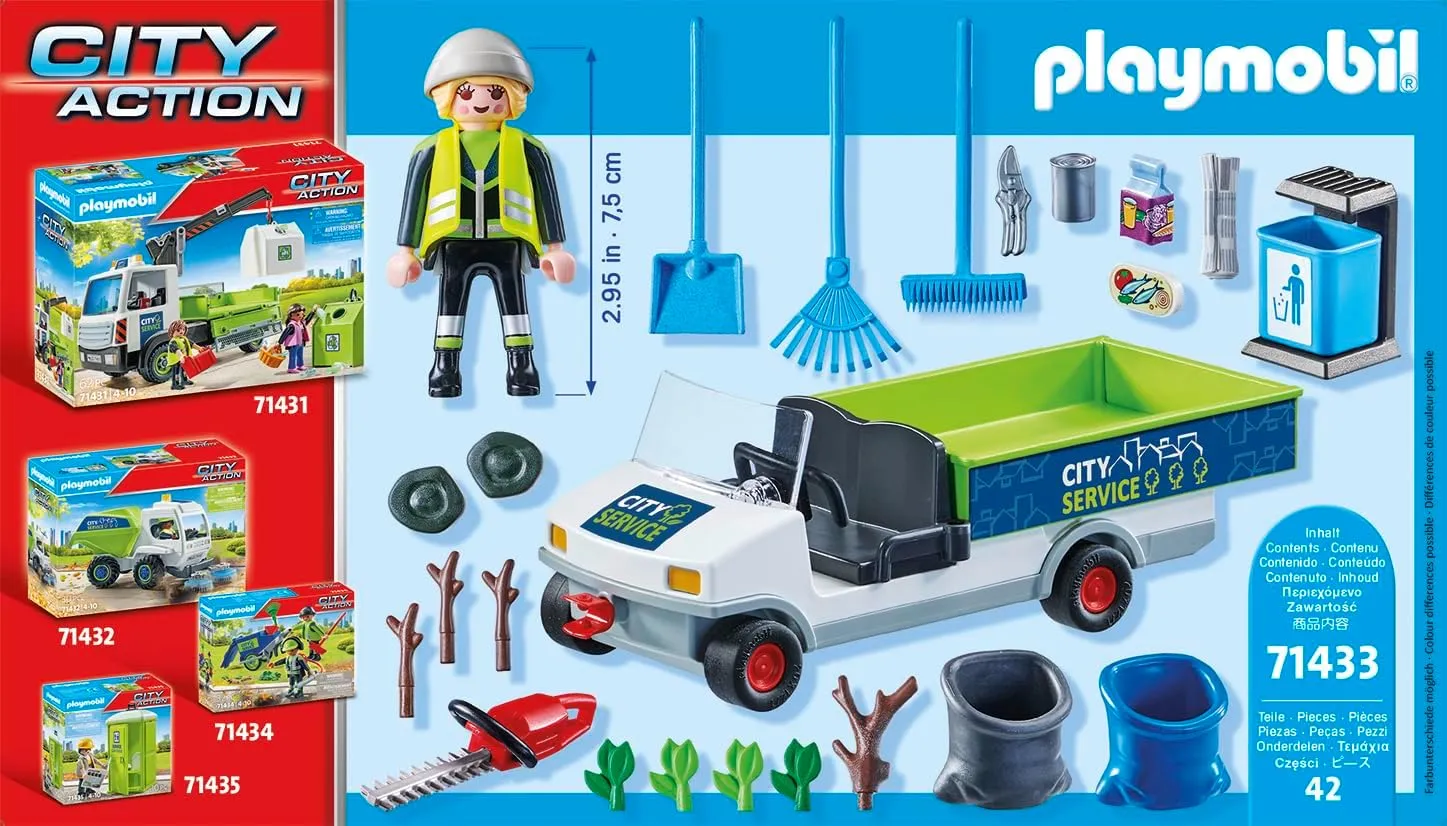 Playmobil Street Cleaner with e-Vehicle (71433)