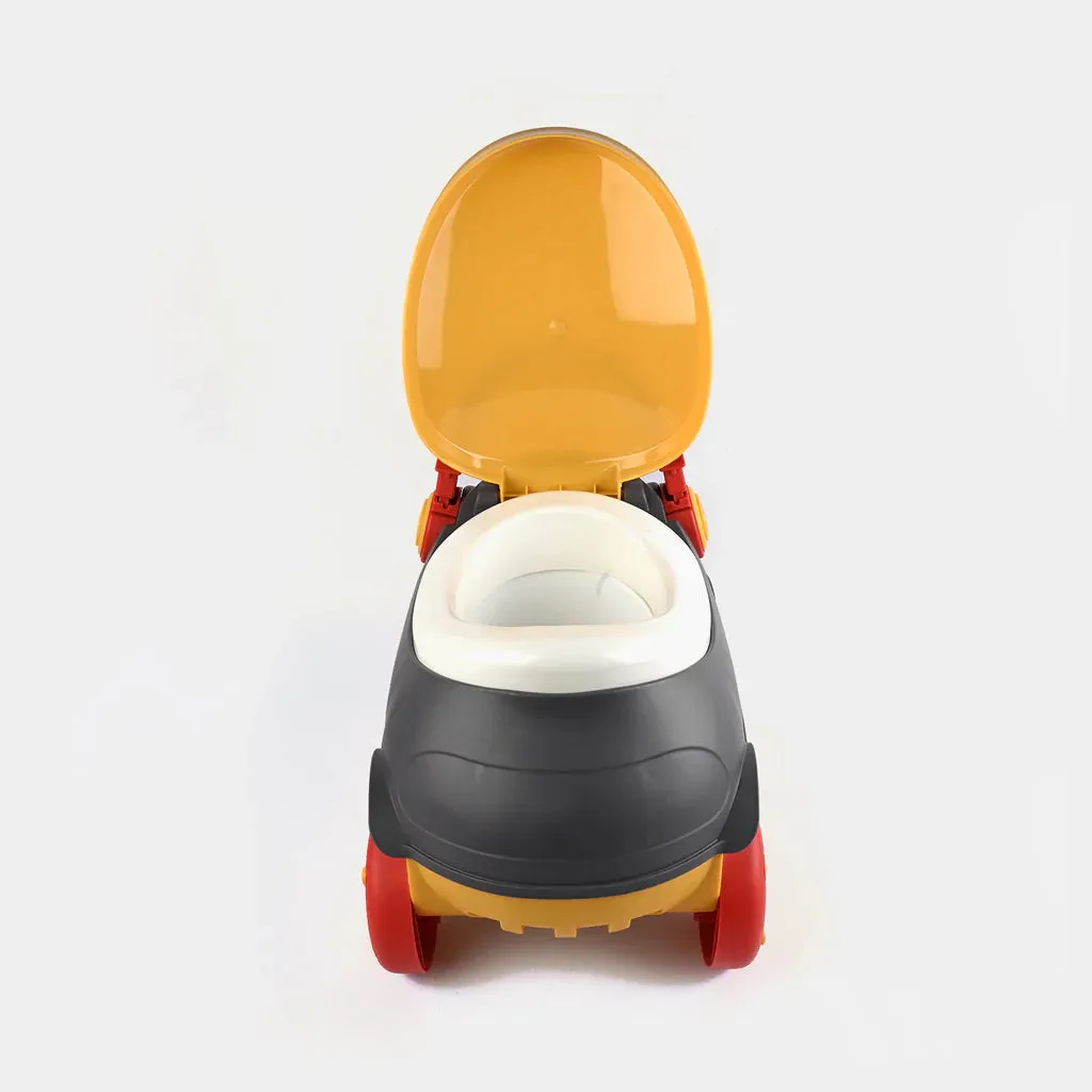 Potty Trainer Yellow And Black Baby Potty Seat Car Shape