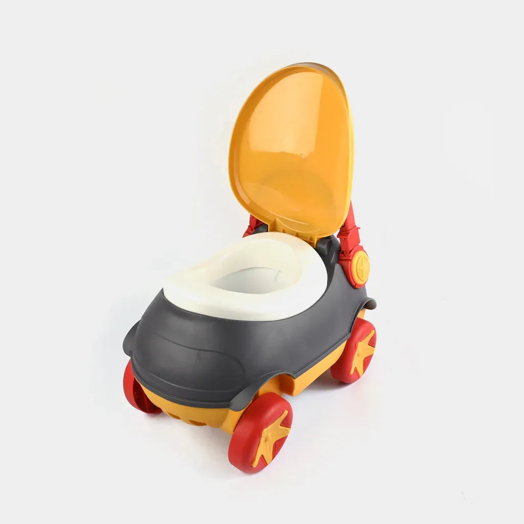 Potty Trainer Yellow And Black Baby Potty Seat Car Shape