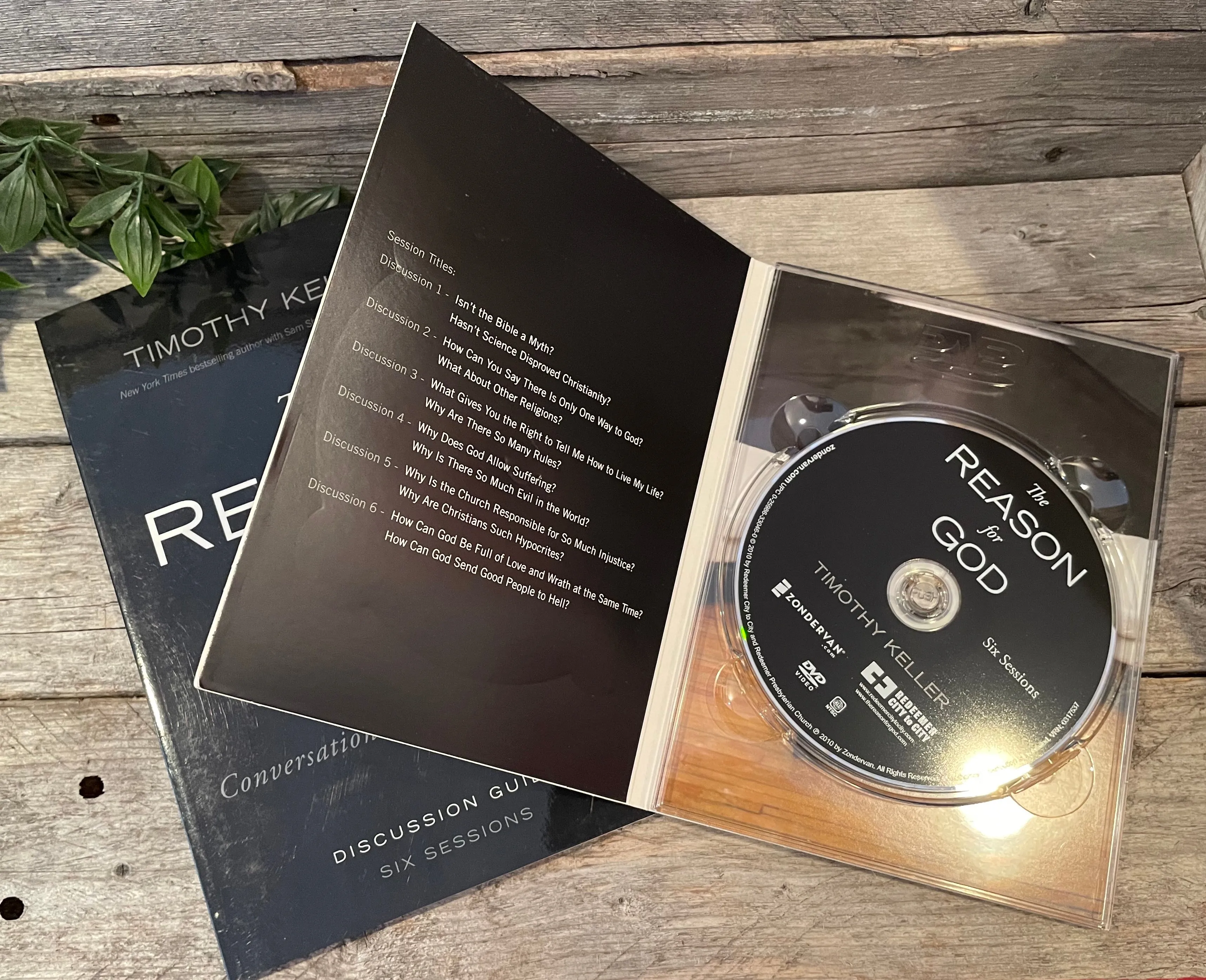 "The Reason For God (book and DVD combo)" by Timothy Keller