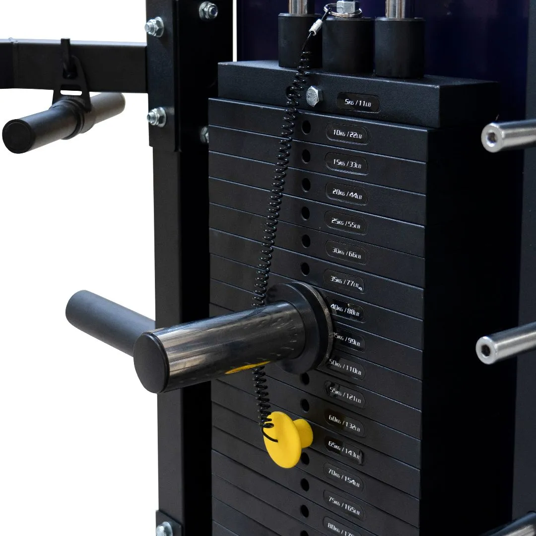 Reeplex Cx3 Multi Gym   Adjustable Bench   100kg Weight Plates   Barbell   Leg Press   Jammer Arms