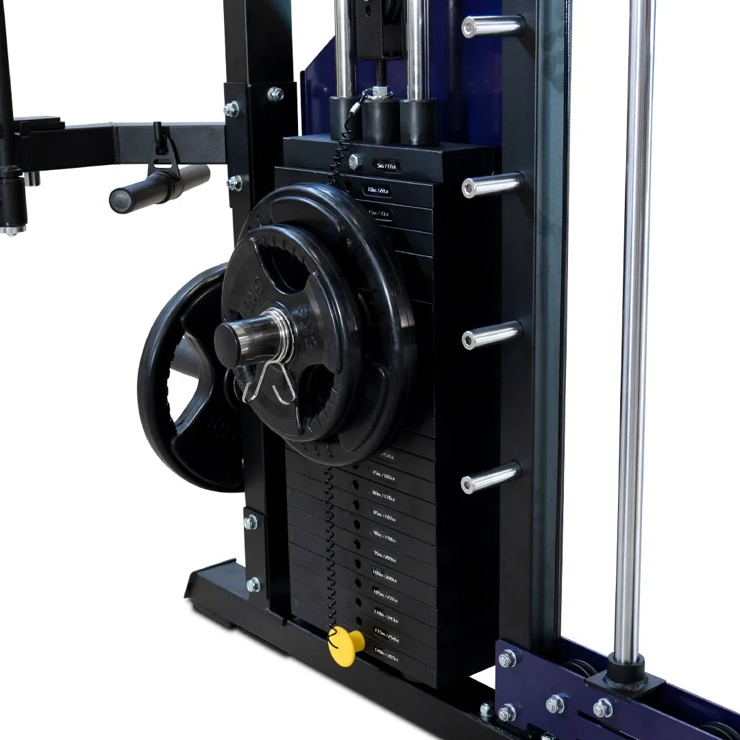 Reeplex Cx3 Multi Gym   Adjustable Bench   100kg Weight Plates   Barbell   Leg Press   Jammer Arms