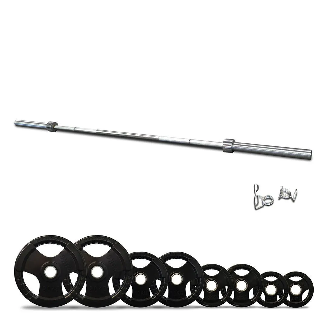 Reeplex Cx3 Multi Gym   Adjustable Bench   100kg Weight Plates   Barbell   Leg Press   Jammer Arms