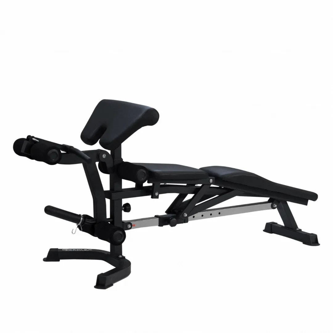 Reeplex Cx3 Multi Gym   Adjustable Bench   100kg Weight Plates   Barbell   Leg Press   Jammer Arms