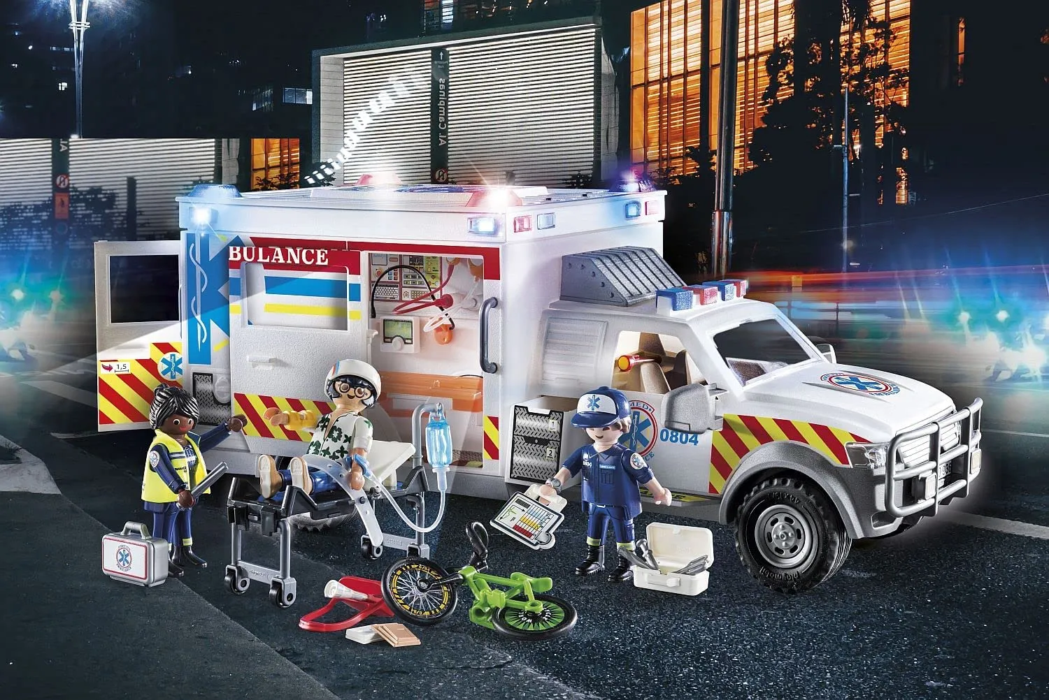Rescue Vehicles: Ambulance with Lights and Sound