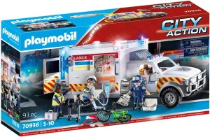 Rescue Vehicles: Ambulance with Lights and Sound